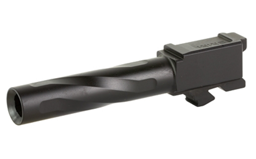Picture of Zaffiri Precision Pistol Barrel, 9MM, 4.02", Nitride Finish, Black, Fits Glock 19 Gen 1-4 ZP.19BBN ZP19BBN