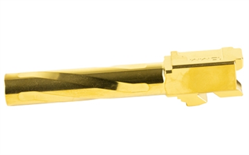 Picture of Zaffiri Precision Pistol Barrel, 10MM, Titanium Nitride Finish, Gold, Fits Glock 20 Gen 3 ZP.20BG