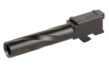 Picture of Zaffiri Precision Pistol Barrel, 40 S&W, 3.9", Nitride Finish, Black, Fits Glock 23 Gen 1-3 ZP.23BBN