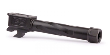 Picture of Zaffiri Precision Pistol Barrel, 9MM, 4.65", Threaded 1/2X28, Nitride Finish, Black, Fits Sig P320 Compact ZP.320BTBN