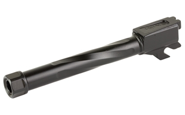 Picture of Zaffiri Precision Pistol Barrel, 9MM, Threaded 1/2X28, Nitride Finish, Black, Fits Sig P320 Full Size ZP.320FBTBN