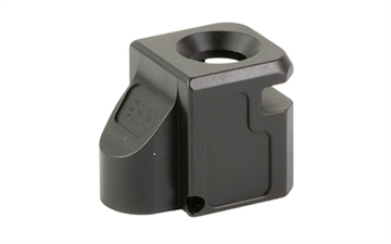 Picture of Zaffiri Precision Blowhole, Compensator, 9MM, Nitride Finish, Black, 1/2x28, Fits Glock 43/43X/48 ZP.COMP.43.BN