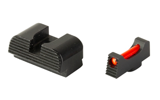 Picture of Zaffiri Precision Fiber Optic Sight Set, Fits Glock, Red Fiber Optic, Black Housing HD.Sights