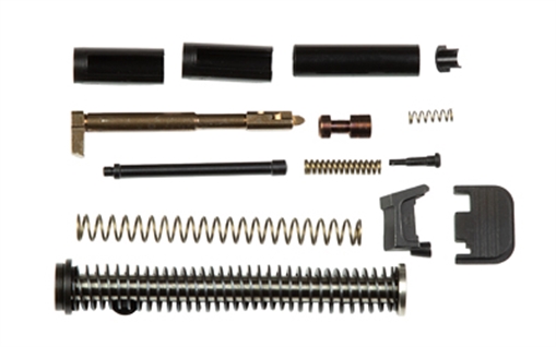 Picture of Zaffiri Precision UPK, Upper Parts Kit, Fits Glock 17/34 Gen 4, Includes Firing Pin and Spring, Firing Pin Spacer Sleeve, Firing Pin Channel Liner, Spring Cups, Safety Plunger and Spring, Extractor, Extractor Depressor Plunger Assembly, Slide Recoil Cover Plate, Guide Rod 17.34.4.UPK