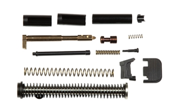 Picture of Zaffiri Precision UPK, Upper Parts Kit, Fits Glock 17/34 Gen 4, Includes Firing Pin and Spring, Firing Pin Spacer Sleeve, Firing Pin Channel Liner, Spring Cups, Safety Plunger and Spring, Extractor, Extractor Depressor Plunger Assembly, Slide Recoil Cover Plate, Guide Rod 17.34.4.UPK