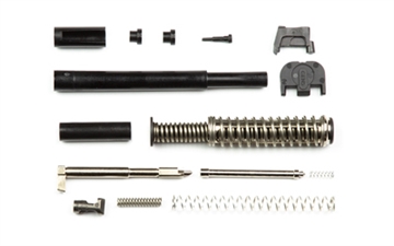 Picture of Zaffiri Precision UPK, Upper Parts Kit, Fits Glock 19 Gen 5, Includes Firing Pin and Spring, Firing Pin Spacer Sleeve, Firing Pin Channel Liner, Spring Cups, Safety Plunger and Spring, Extractor, Extractor Depressor Plunger Assembly, Slide Recoil Cover Plate, Stainless Steel Guide Rod UPK.19.5