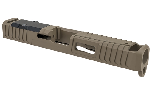 Picture of Zaffiri Precision ZPS.IBS Custom Slide Fits Glock 17 Gen 3 Flat Dark Earth 17-4 Stainless Steel ZPS.B.17.FDE