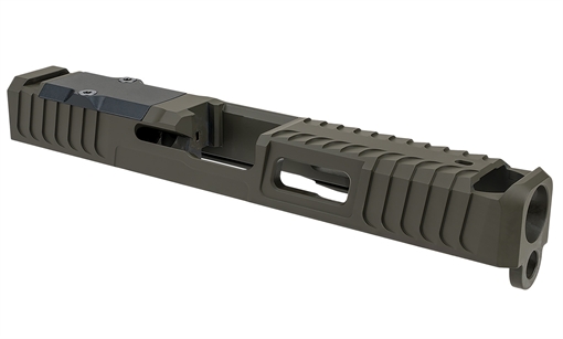 Picture of Zaffiri Precision ZPS.IBS Custom Slide Fits Glock 17 Gen 3 OD Green 17-4 Stainless Steel ZPS.B.17.OD