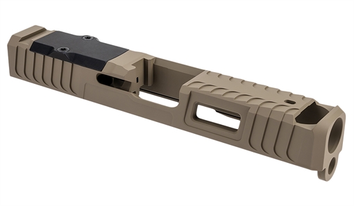 Picture of Zaffiri Precision ZPS.IBS Custom Slide Fits Glock 19 Gen 3 Flat Dark Earth 17-4 Stainless Steel ZPS.B.19.FDE