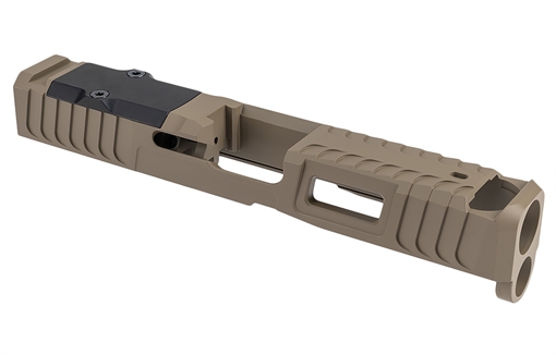 Picture of Zaffiri Precision ZPS.IBS Custom Slide Fits Glock 19 Gen 5 Flat Dark Earth 17-4 Stainless Steel ZPS.B.19.G5.FDE