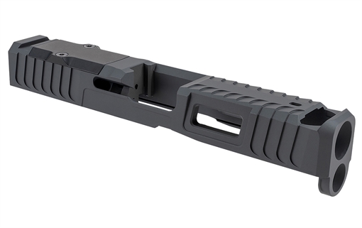 Picture of Zaffiri Precision ZPS.IBS Custom Slide Fits Glock 19 Gen 5 Sniper Gray 17-4 Stainless Steel ZPS.B.19.G5.SG