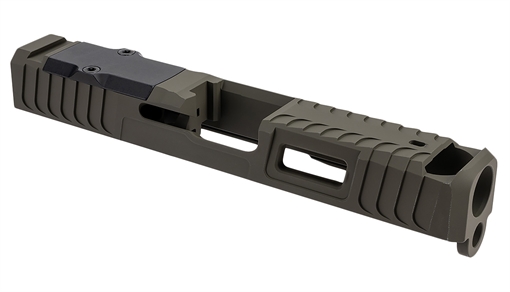 Picture of Zaffiri Precision ZPS.IBS Custom Slide Fits Glock 19 Gen 3 OD Green 17-4 Stainless Steel ZPS.B.19.OD
