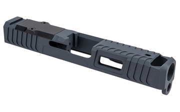 Picture of Zaffiri Precision ZPS.IBS Custom Slide Fits Glock 19 Gen 3 Sniper Gray 17-4 Stainless Steel ZPS.B.19.SG
