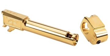 Picture of Zaffiri Precision Threadless Compensator 9mm Fits Sig P365 Gold 17-4 Stainless Steel ZP.365BTCG