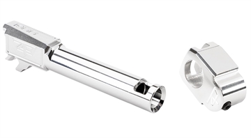 Picture of Zaffiri Precision Threadless Compensator 9mm Fits Sig P365 Silver 17-4 Stainless Steel ZP.365BTCSS