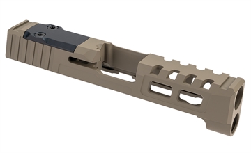 Picture of Zaffiri Precision ZPS.2 Custom Slide Fits Springfield Hellcat Pro Flat Dark Earth 17-4 Stainless Steel ZPS.2.HCPRO.FDE