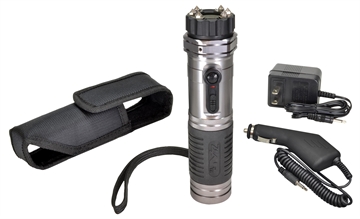 Picture of Zap Zap Light Stun Gun/Flashlight Range of Contact Silver ZAPL