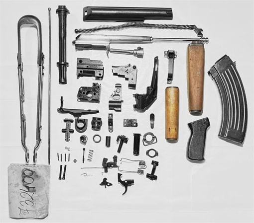 Picture of ZASTAVA ARMS M70AB2 PARTS KIT UNDERFOLDER GOOD COND AB2C2