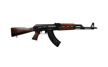 Picture of Zastava M70, Semi-automatic, 7.62X39, 16.3" Chrome lined Barrel, Matte Finish, Black, Walnut Battle Worn Stock Set, 30 Rounds, 1 Magazine ZR7762FL
