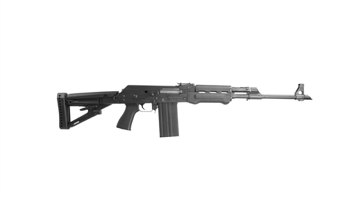 Picture of Zastava Arms Usa PAP M77 308 Win/7.62x51mm 20+1 19.70" Black Threaded Barrel, 1.5mm Bulged Trunnion Receiver, Polymer Handguard, Adj. Promag Synthetic Stock, TangoDown Battlegrip Grip ZR77308BP