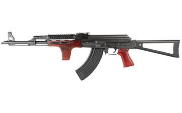 Picture of Zastava ZPAPM70, Semi-automatic Rifle, AK, 7.62X39, 16" Barrel, Matte Finish, Black, MLOK Compatible Dong Forend, Triangle Folding Stock, 30 Rounds ZR7762SRMD