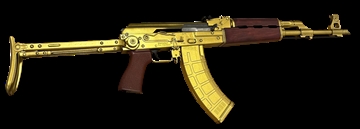 Picture of ZASTAVA M70 UNDERFOLDER 47 7.62X39 16" GOLD 1-30RD MAG 7762UFSR-GOLD 756542287095