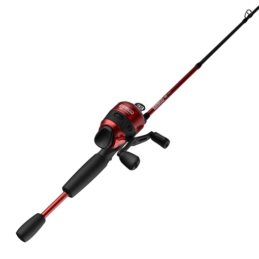 Picture of ZEBCO 33 CUSTOMZ RED 6"-2PC-M SC COMBO 21-39601