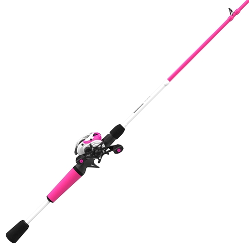 Picture of ZEBCO ROAM 100662MH RH PINK BAITCST COMBO 12# 21-42691