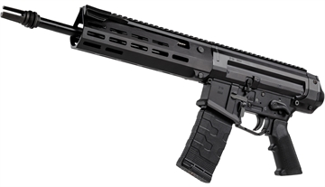 Picture of Zenith Firearms ZF-56, Semi-automatic Pistol, 556NATO, 14.5" Barrel, Threaded 1/2x28, 3 Prong Flash Hider, Matte Finish, Black, Polymer Grip, Manual Safety, Free Float M-LOK Handguard, 30 Rounds, 3 Magazines ZF56000145