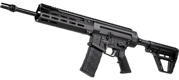 Picture of Zenith Firearms ZF-56, Semi-automatic Rifle, 556NATO, 16" Barrel, Threaded 1/2x28, Matte Finish, Black, Polymer, Free Float M-LOK Handguard, Collapsible Stock, Manual Safety, 30 Rounds, 3 Magazines ZF56000016