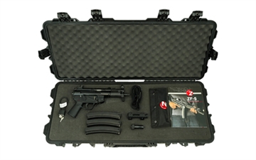 Picture of Zenith Firearms ZF-5P Premium Package, Semi-automatic, 9MM, 5.8" CHF Threaded/Trilug Barrel, 1/2X28, Matte Finish, Black, Polymer Grip, Ambidextrous Safety, Adjustable Sights, 3 Magazines, 30 Rounds, Custom 2-Point Sling, Picatinny Optics Rail, High Quality Carrying Case, Manual ZF5P000009BK