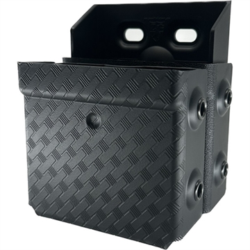 Picture of Zero9 Solutions Zero9 Double Handcuff Case - ASP Sentry Z9-4047-BW-TEK