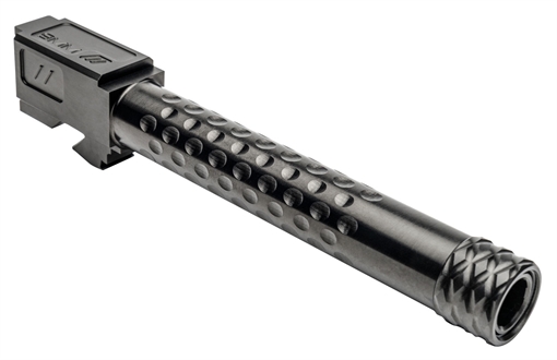 Picture of ZEV BBL17DSDLC Match Grade Compatible with Glock 17 Gen1-4 4.97" 416R Stainless Steel Black DLC Threaded 811745023656