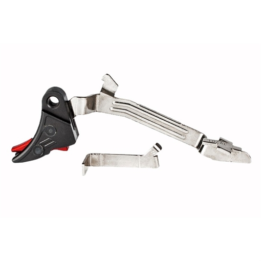 Picture of Zev Technologies CURVED FACE TRIGGER UPGRADE BAR KIT GLOCK GEN 5 BLK/RED CFT-PRO-BAR-5G-B-R