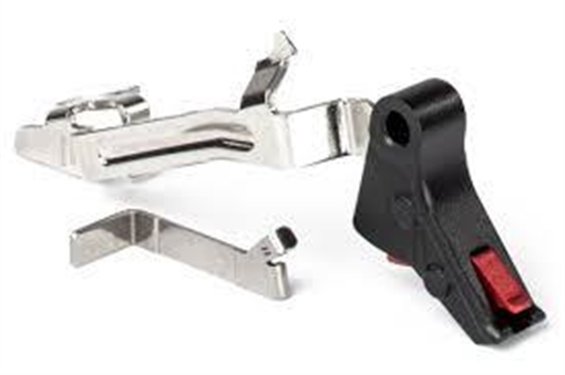 Picture of Zev Technologies PRO FLAT FACE TRIGGER UPGRADE BAR KIT GLOCK G1-4 BLK/RED FFT-PRO-BAR-SM-B-R