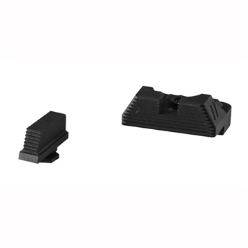 Picture of Zev Technologies ZEV SIGHT SET, .215 BLACK FRONT, COMBAT V3 BLACK REAR SIGHT.SET-215-B