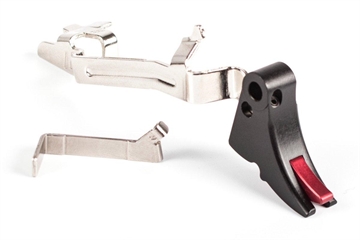 Picture of ZEV Technologies Fulcrum Adjustable Trigger Bar Kit - Small Black/Red FUL-ADJ-BAR-SM-B-R