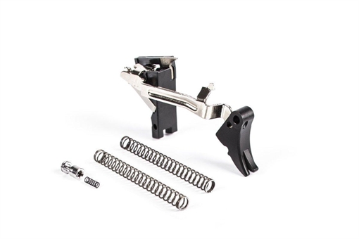 Picture of ZEV Technologies Fulcrum Adjustable Trigger Drop-In Kit for 1st-3rd Gen 9mm Glocks - Black/Red FUL-ADJ-DRP-9-B-R