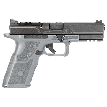 Picture of Zev Technologies OZ9 Standard Combat Pistol 9mm Luger 10rd Magazines 4.5" Barrel Black Slide Gray Grip OZ9-STD-COM-G-10