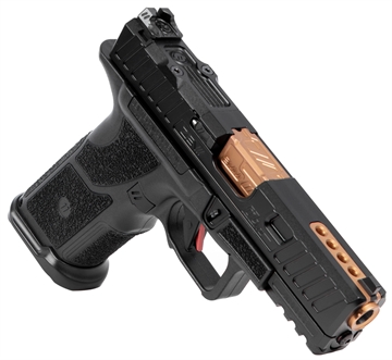 Picture of ZEV TECHNOLOGIES OZ9 V2 ELITE 9MM HYPERCOMP X GRIP BRONZE OZ9V2ECXHYP
