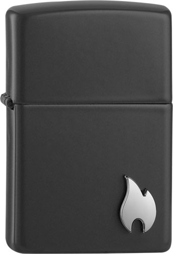 Picture of ZIPPO WINDPROOF LIGHTER BLACK MATTE 218008187 041689102708