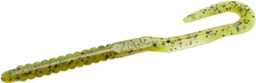 Picture of ZOOM BAIT 6" U-TALE WORM 20BG-BLK/RED GL 001-01