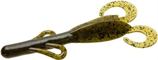 Picture of ZOOM BAIT BABY BRUSH HOG 12BG GRN PUMPKI 042-25