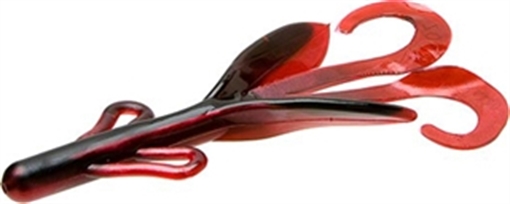 Picture of ZOOM BAIT BABY BRUSH HOG 12BG-WTMLN CANDY RED 042-281
