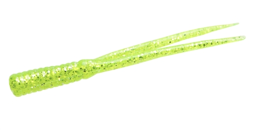 Picture of ZOOM BAIT SPLIT TAIL TRAILER 20BG CHARTREUSE GLITTER 008-047