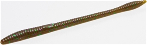 Picture of ZOOM BAIT TRICK WORM 6" 20BG-GRN PUMP PUR GRN 006-349