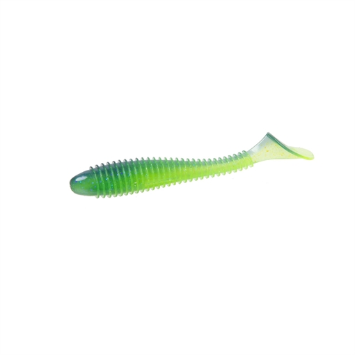 Picture of ZOOM BAIT Z SWIM 3.8" 5PK ELEC BLUE/CHT 137-417