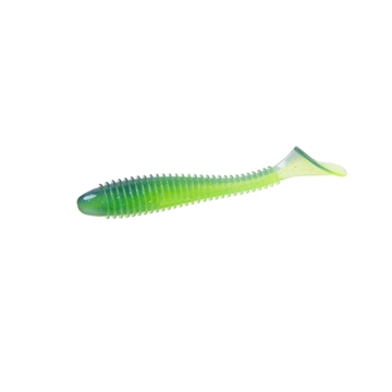 Picture of ZOOM BAIT Z SWIM 3.8" 5PK ELEC BLUE/CHT 137-417