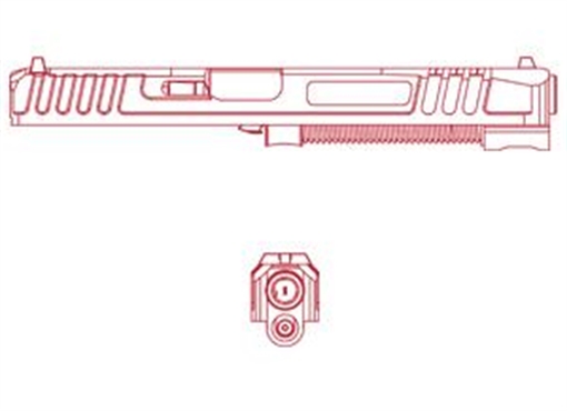 Picture of ZRO Delta MODULUS Slide Assembly - Extended 7105-0012-9990