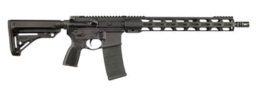 Picture of ZRO Delta ZULU2 223 Wylde 30+1 16" Black Nitride Barrel, Black Cerakote Aluminum Receiver w/Picatinny Rail, M-LOK Handguard, Adjustable Thril Black Polymer Stock, Black A2 Grip 223WYZU0007